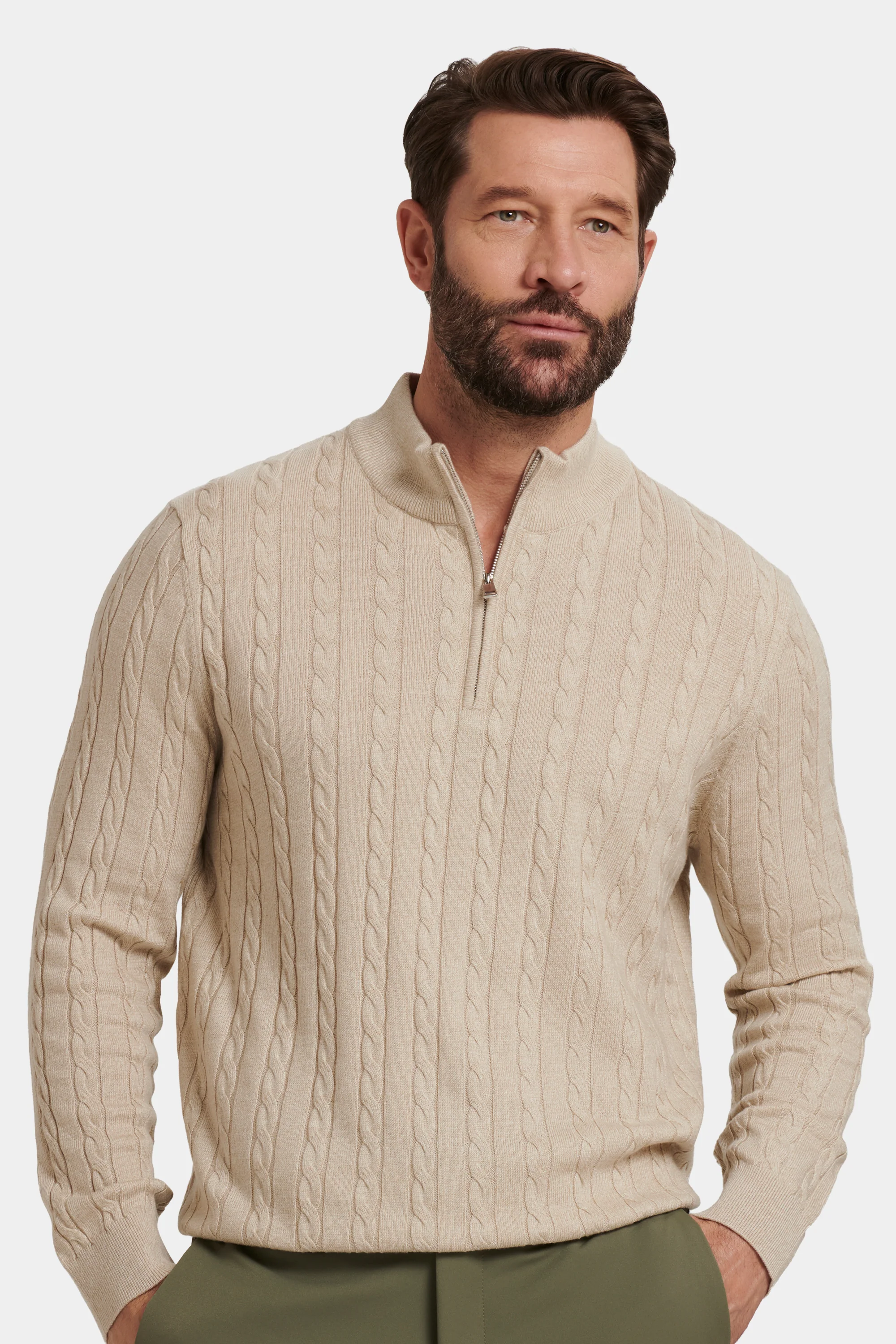THE ADAMO QUARTER ZIP SWEATER - Image 8